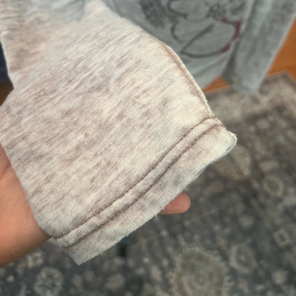 Roxy Burnout Wheat Colored Lightweight Hooded Top… - image 3